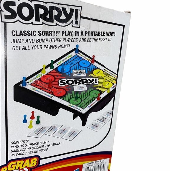 Sorry game portable grab and go; new in box - Picture 2 of 2